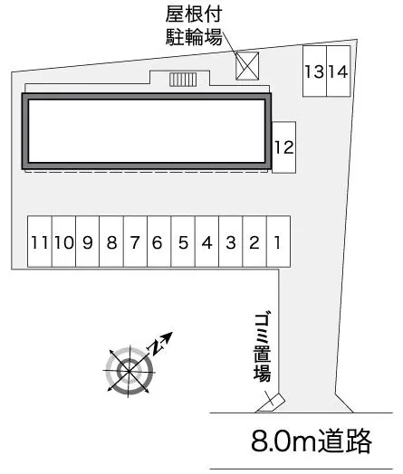 ★手数料０円★札幌市白石区北郷三条７丁目　月極駐車場（LP）